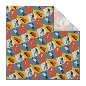 Five Points Jazz Pocket Square - Printed - Knotty Tie Co.