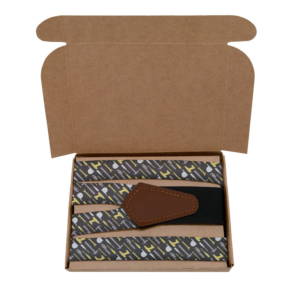 Fix-It Tools Suspenders - Kraft Gift Box Packaging - Knotty Tie Co.