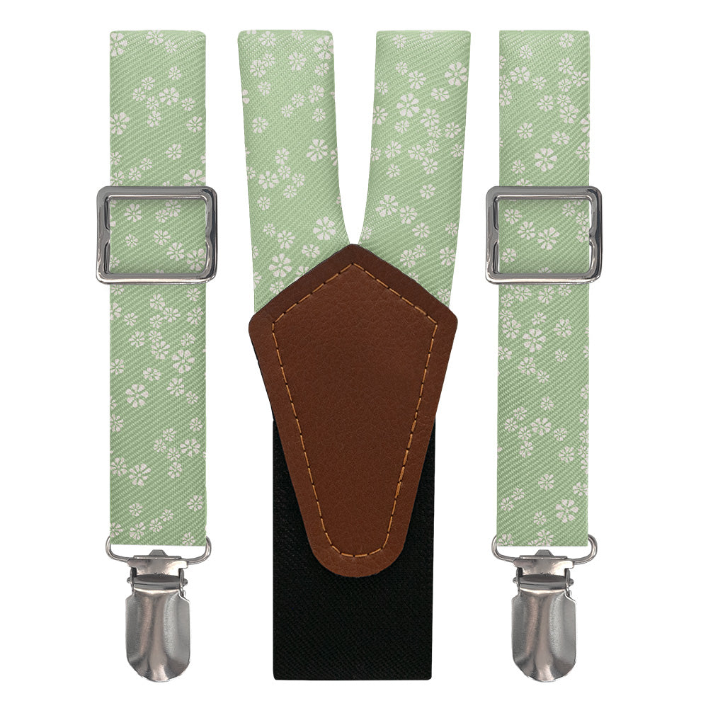 Floating Floral Suspenders - Main View - Knotty Tie Co.