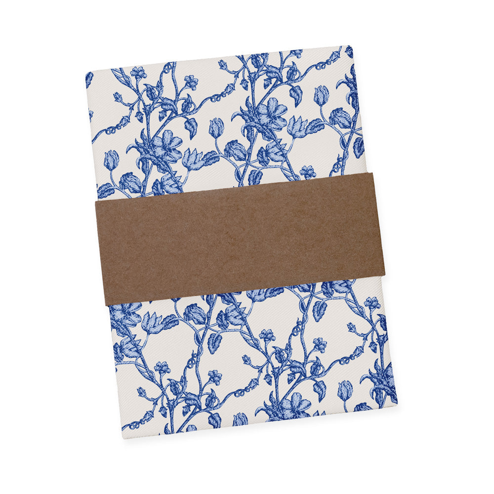 Floral Toile Pocket Square - Packaging - Knotty Tie Co.