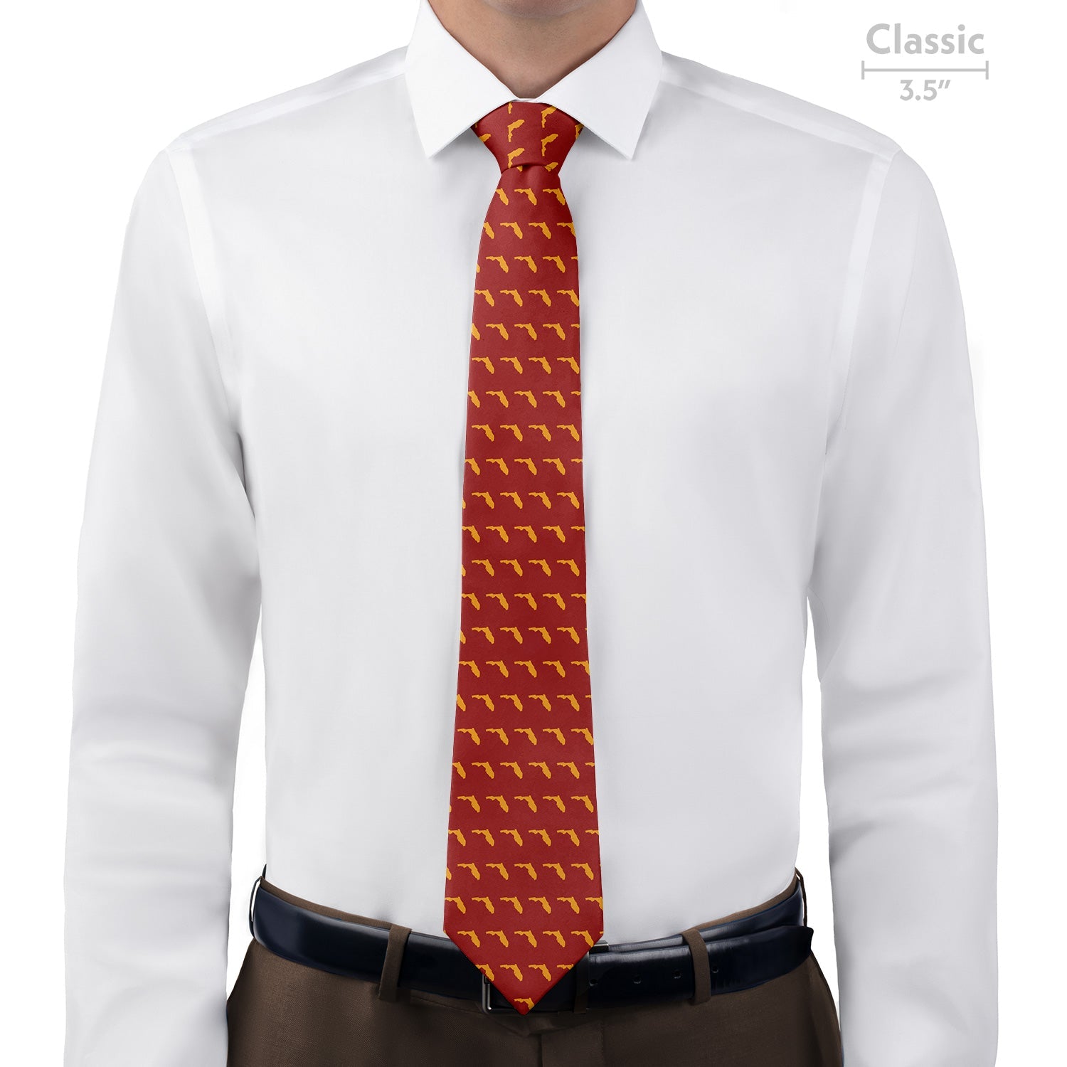 Florida State Outline Necktie - Classic - Knotty Tie Co.