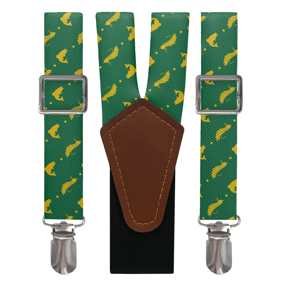 Fly Fishing Suspenders - Main View - Knotty Tie Co.