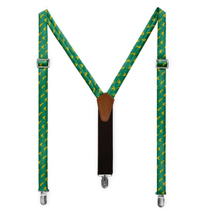 Fly Fishing Suspenders - Full Front View - Knotty Tie Co.