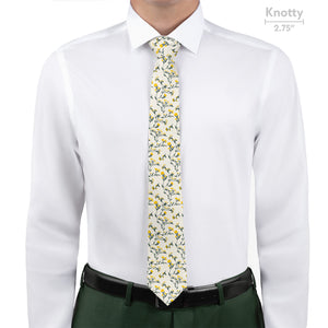 Folksy Floral Necktie