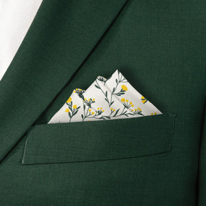 Folksy Floral Pocket Square