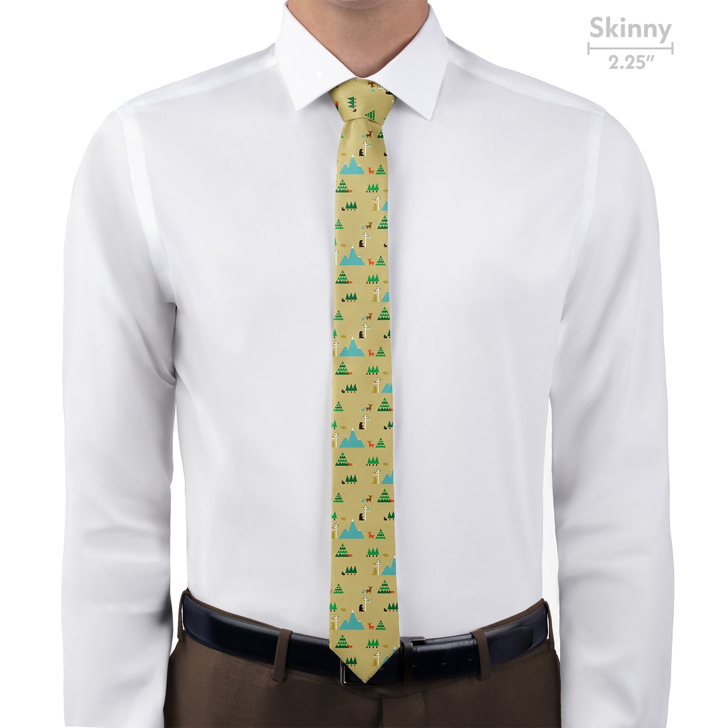 Forest Necktie - Skinny - Knotty Tie Co.