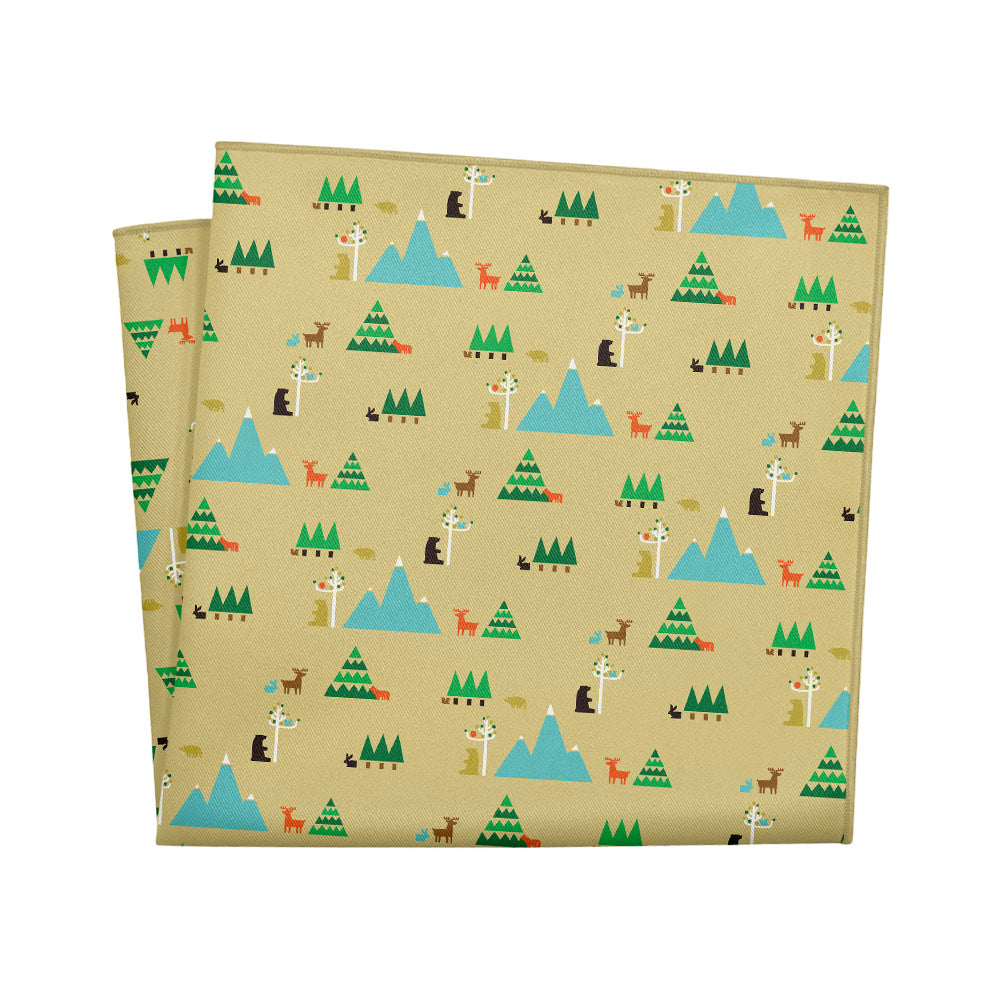 Forest Pocket Square - 12" Square - Knotty Tie Co.