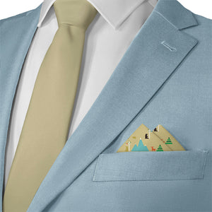 Forest Pocket Square - Matching Necktie- Knotty Tie Co.