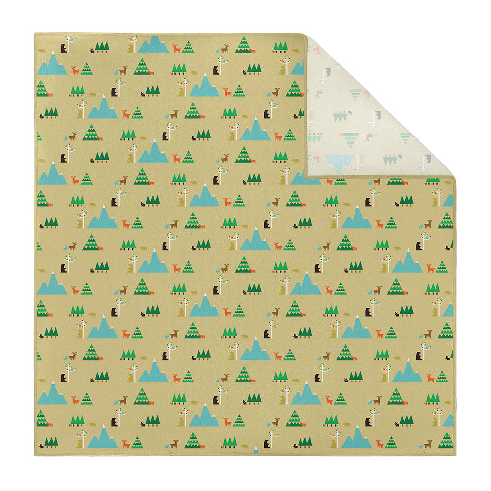 Forest Pocket Square - Printed - Knotty Tie Co.