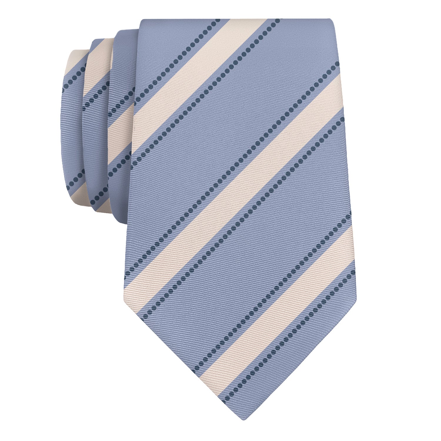 Fox Stripe Necktie - Rolled - Knotty Tie Co.