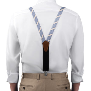 Fox Stripe Suspenders - On Model Front View - Knotty Tie Co.