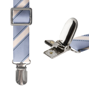 Fox Stripe Suspenders - Hardware and Strap - Knotty Tie Co.