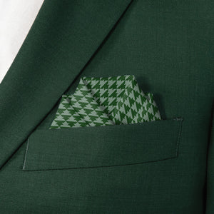 Foxtooth Pocket Square - Scalloped Fold - Knotty Tie Co.