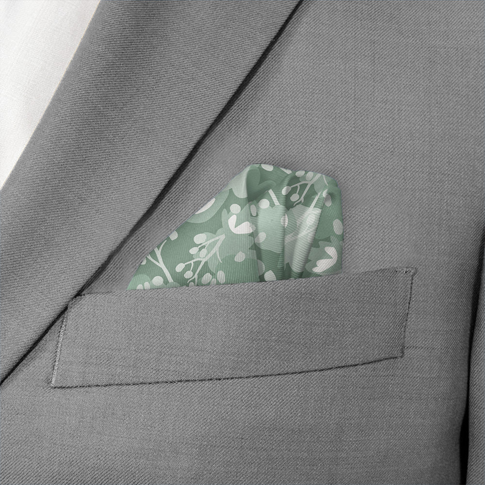 Francis Floral Pocket Square - Wave Fold - Knotty Tie Co.