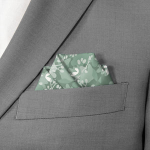 Francis Floral Pocket Square - Scalloped Fold - Knotty Tie Co.