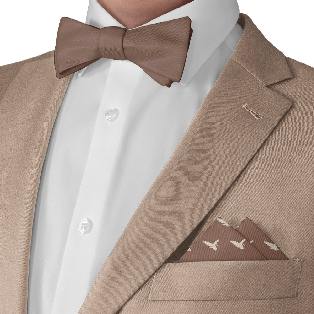 Free Bird Pocket Square - Matching Bow Tie - Knotty Tie Co.