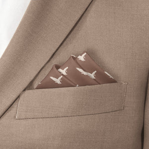 Free Bird Pocket Square - Stairs Fold - Knotty Tie Co.