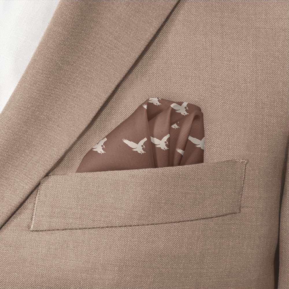 Free Bird Pocket Square - Wave Fold - Knotty Tie Co.