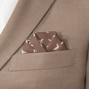 Free Bird Pocket Square - Scalloped Fold - Knotty Tie Co.