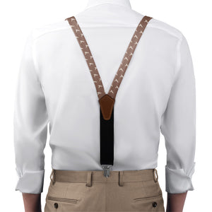 Free Bird Suspenders - On Model Front View - Knotty Tie Co.