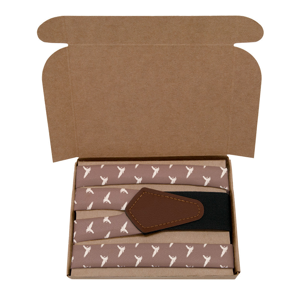 Free Bird Suspenders - Kraft Gift Box Packaging - Knotty Tie Co.