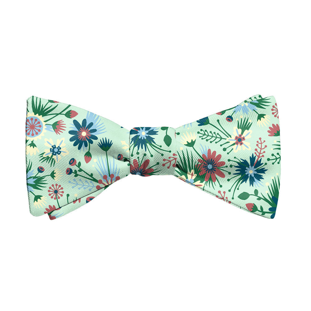 Freesia Floral Bow Tie - Adult Extra-Long Self-Tie 18-21" - Knotty Tie Co.