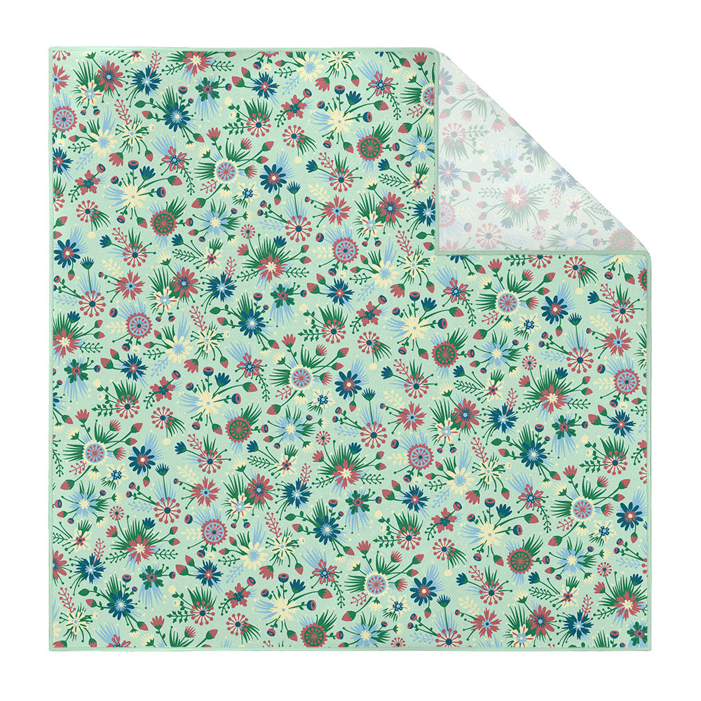 Freesia Floral Pocket Square - Printed - Knotty Tie Co.