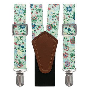 Freesia Floral Suspenders - Main View - Knotty Tie Co.