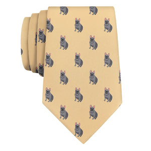 French Bulldog Necktie - Rolled - Knotty Tie Co.