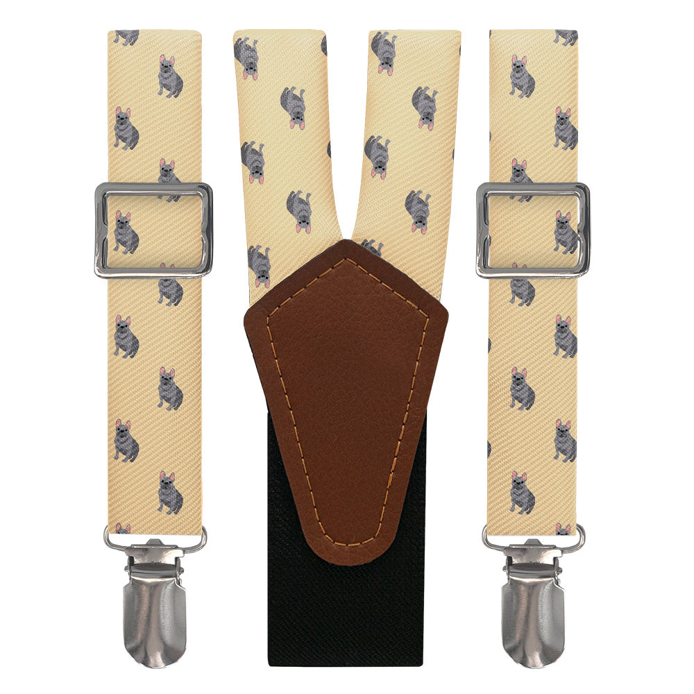 French Bulldog Suspenders - Main View - Knotty Tie Co.