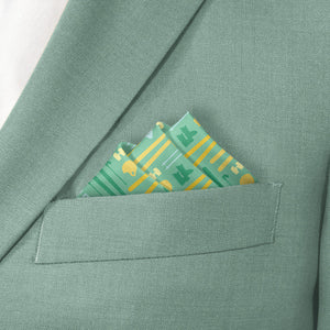 Fresh Pow Pocket Square - Stairs Fold - Knotty Tie Co.