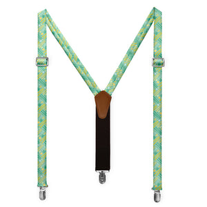 Fresh Pow Suspenders - Full Front View - Knotty Tie Co.