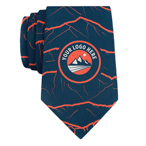 Custom Front Range 1 Logo Tie - Rolled - Knotty Tie Co.