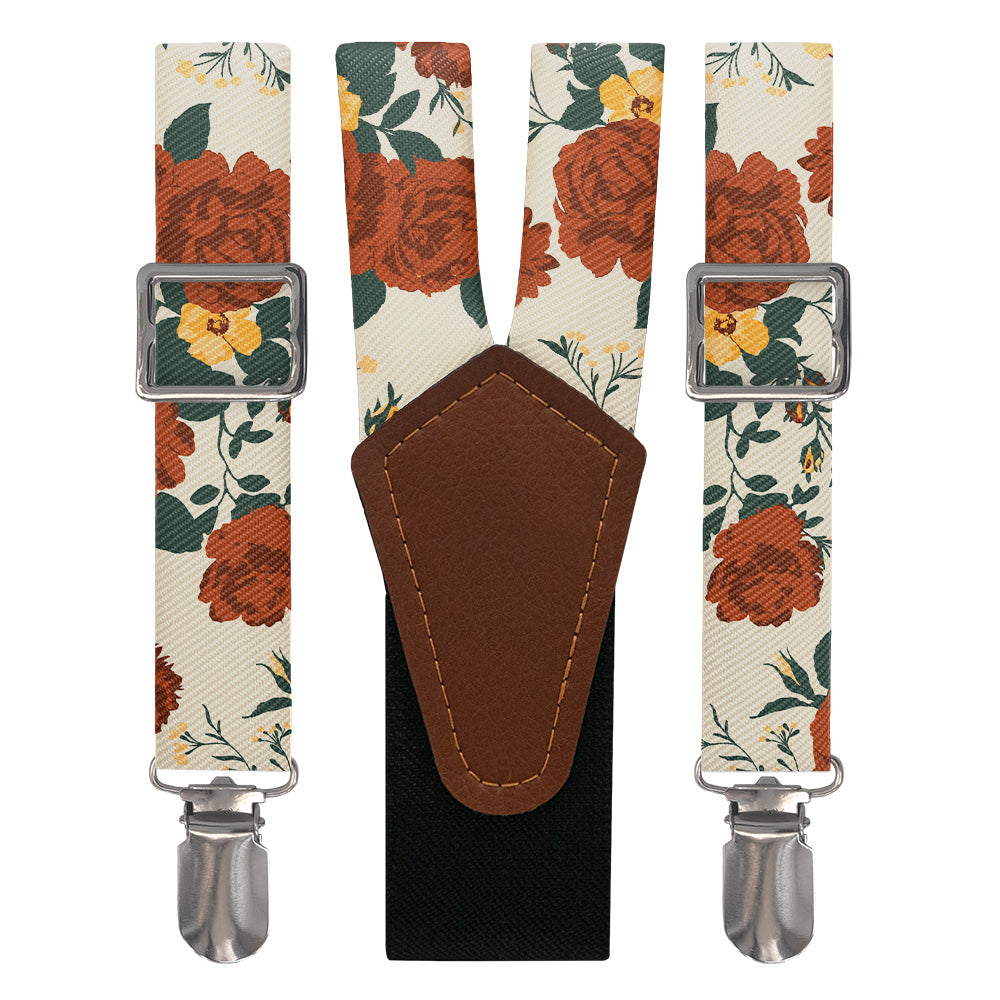 Full Bloom Floral Suspenders