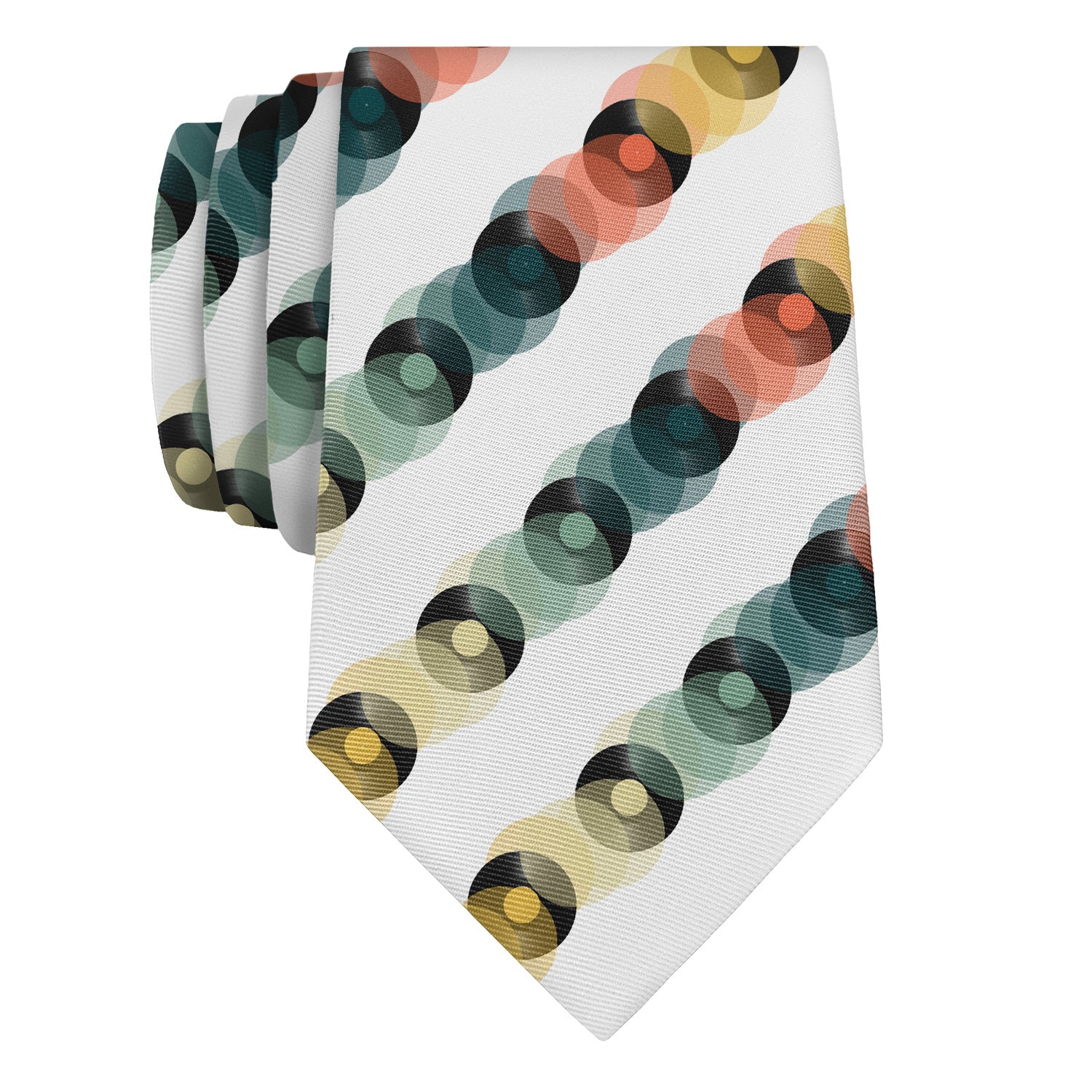 Funky Tunes Necktie - Rolled - Knotty Tie Co.