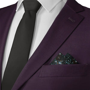 Galaxy Pocket Square - Matching Necktie- Knotty Tie Co.