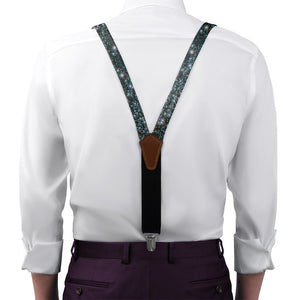 Galaxy Suspenders - On Model Front View - Knotty Tie Co.