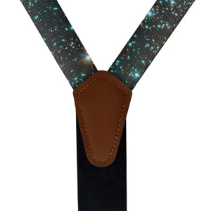 Galaxy Suspenders - Vegan Leather Y-Back - Knotty Tie Co.