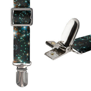 Galaxy Suspenders - Hardware and Strap - Knotty Tie Co.