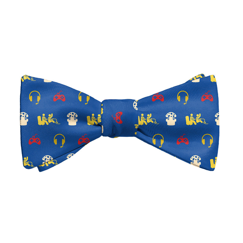 Gaming With Friends Bow Tie - Adult Extra-Long Self-Tie 18-21" - Knotty Tie Co.