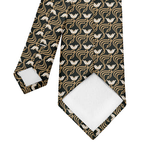 Gatsby Floral Necktie - Tipping - Knotty Tie Co.