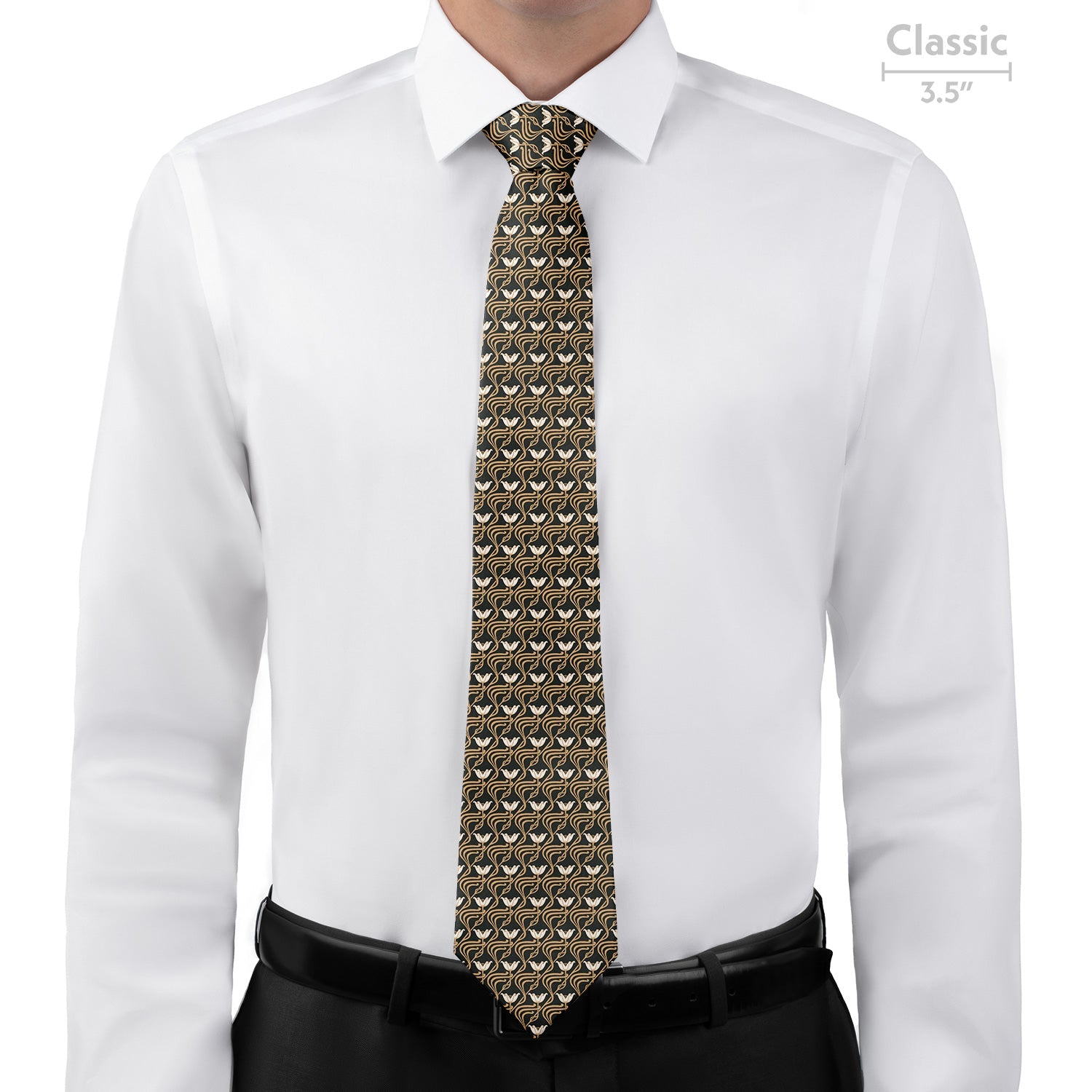 Gatsby Floral Necktie - Classic - Knotty Tie Co.