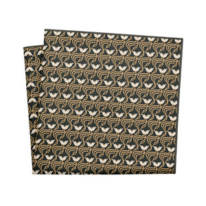 Gatsby Floral Pocket Square - 12" Square - Knotty Tie Co.