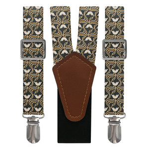 Gatsby Floral Suspenders - Main View - Knotty Tie Co.