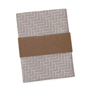 Geo Herring Pocket Square - Packaging - Knotty Tie Co.