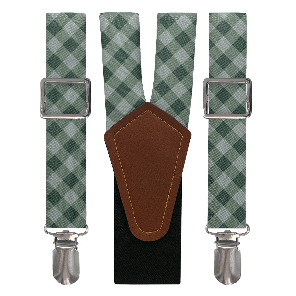 Gingham Plaid Suspenders - Main View - Knotty Tie Co.