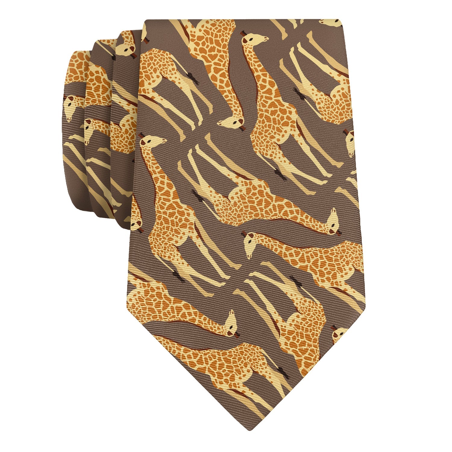 Giraffe Necktie - Rolled - Knotty Tie Co.