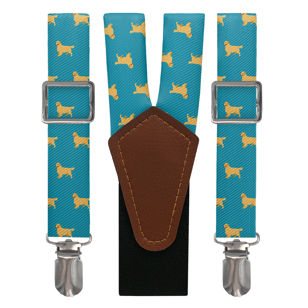 Golden Retriever Suspenders - Main View - Knotty Tie Co.