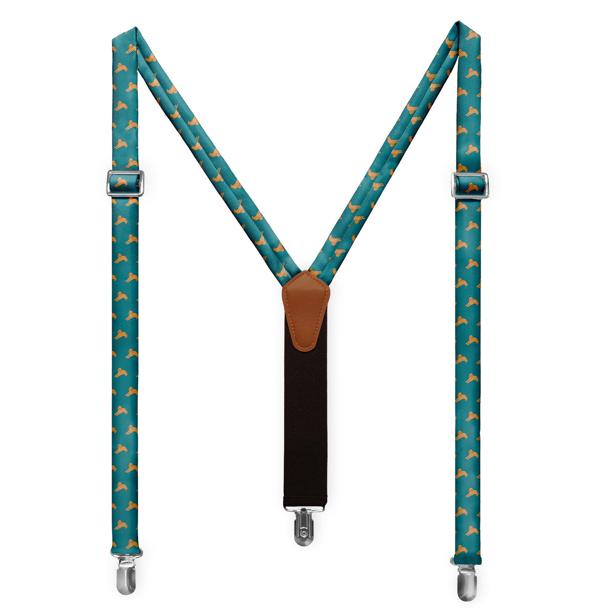 Goldendoodle Suspenders - Full Front View - Knotty Tie Co.