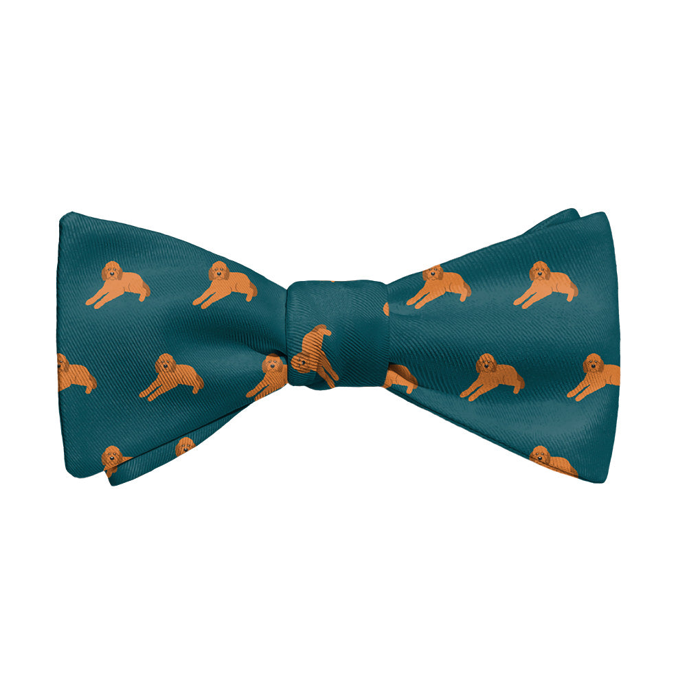 Goldendoodle Bow Tie - Adult Extra-Long Self-Tie 18-21" - Knotty Tie Co.